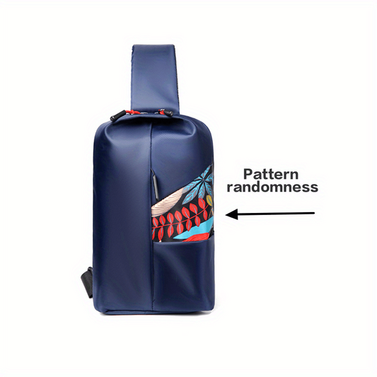 Men's Waterproof Chest Bag Small Shoulder Bag Sports Waist Bag