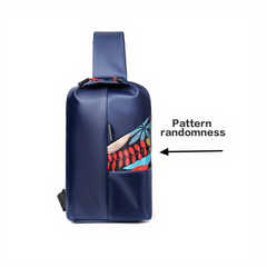Men's Waterproof Chest Bag Small Shoulder Bag Sports Waist Bag