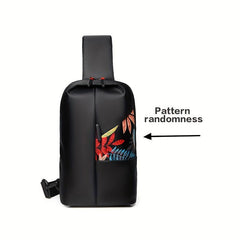 Men's Waterproof Chest Bag Small Shoulder Bag Sports Waist Bag