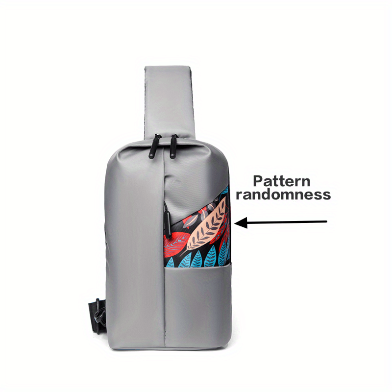 Men's Waterproof Chest Bag Small Shoulder Bag Sports Waist Bag