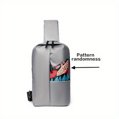 Men's Waterproof Chest Bag Small Shoulder Bag Sports Waist Bag