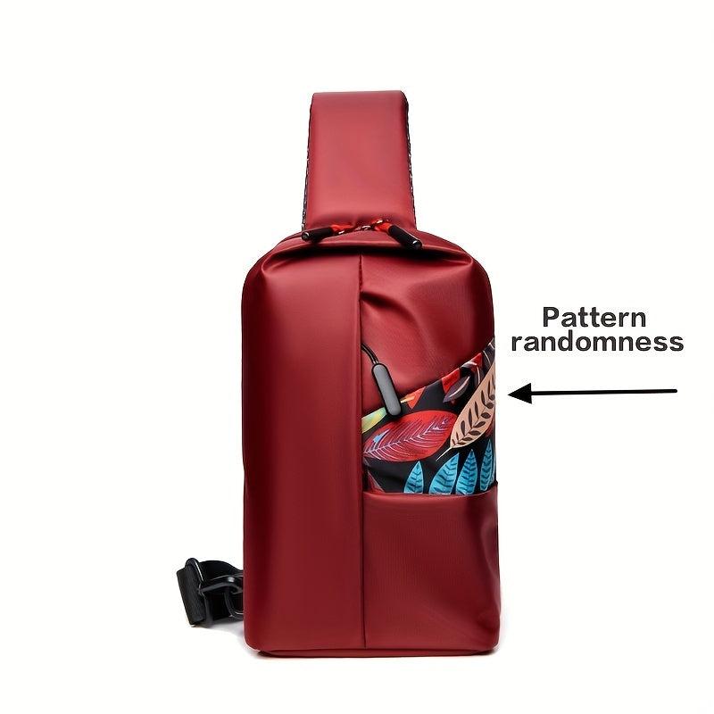 Men's Waterproof Chest Bag Small Shoulder Bag Sports Waist Bag