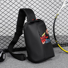 Men's Waterproof Chest Bag Small Shoulder Bag Sports Waist Bag