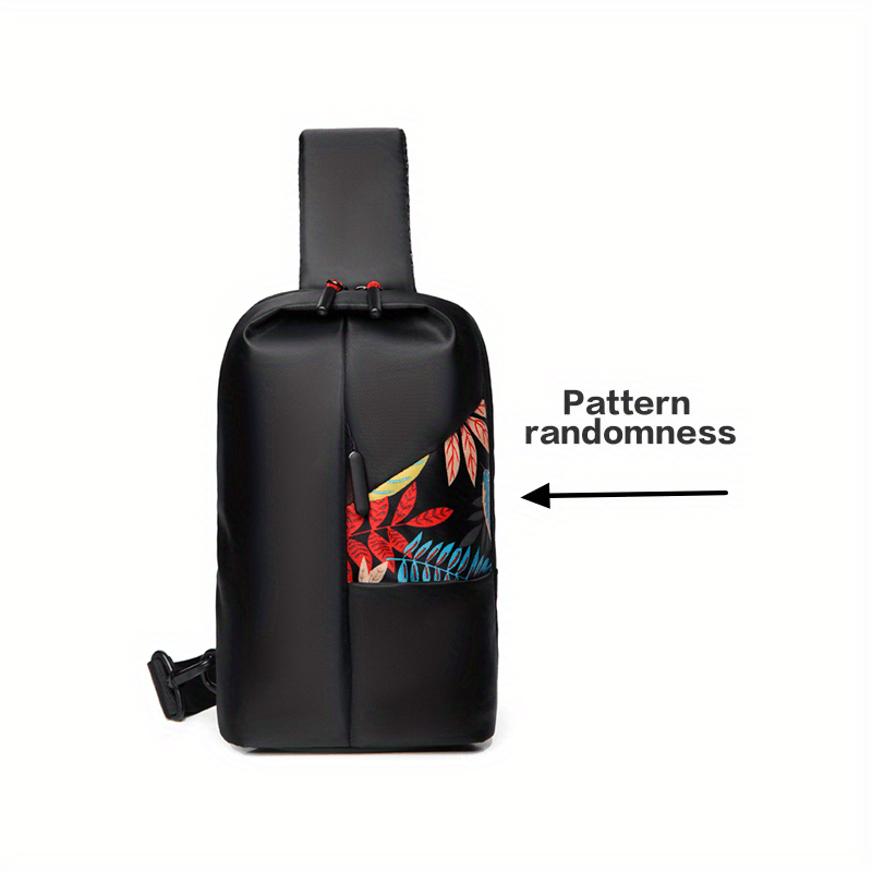 Men's Waterproof Chest Bag Small Shoulder Bag Sports Waist Bag