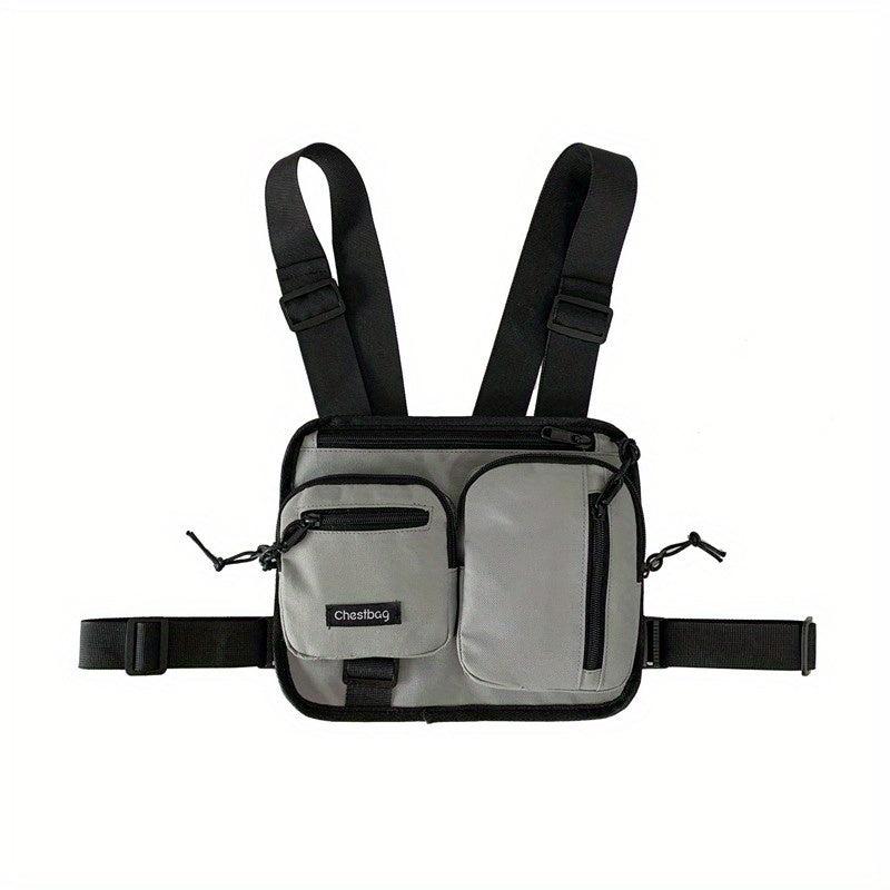 Men's Outdoor Waistcoat Chest Bag Sports Fitness Mobile Phone Bag