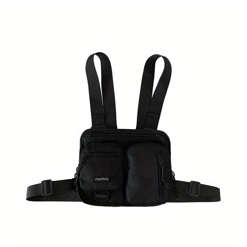 Men's Outdoor Waistcoat Chest Bag Sports Fitness Mobile Phone Bag