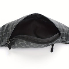 Men's Leather Multifunctional Waist Bag Fanny Pack Messenger Bag