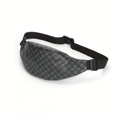 Men's Leather Multifunctional Waist Bag Fanny Pack Messenger Bag