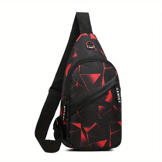 Men's Outdoor Casual Chest Bag Mountaineering Shoulder Bag