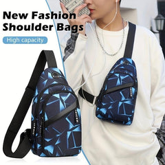 Men's Outdoor Casual Chest Bag Mountaineering Shoulder Bag