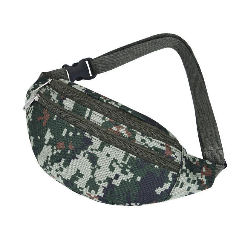 Camouflage Waist Bag Abrasion Resistant Chest Bags Outdoor Sports Fanny Bag