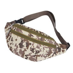 Camouflage Waist Bag Abrasion Resistant Chest Bags Outdoor Sports Fanny Bag