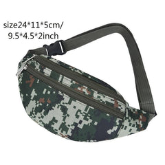 Camouflage Waist Bag Abrasion Resistant Chest Bags Outdoor Sports Fanny Bag