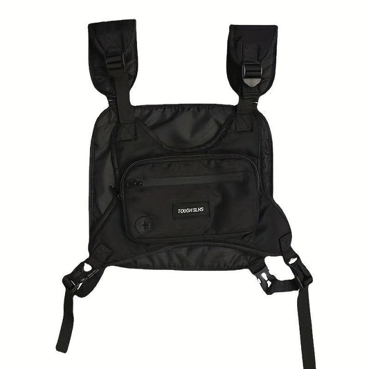 Men's Streetwear Waistcoat Hip Hop Chest Rig Vest Bag