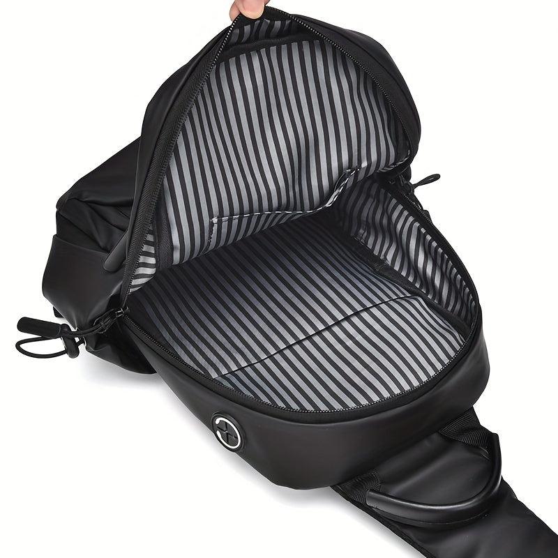 Men's Casual Waterproof Crossbody Bag Sports Chest Bag