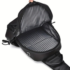 Men's Casual Waterproof Crossbody Bag Sports Chest Bag