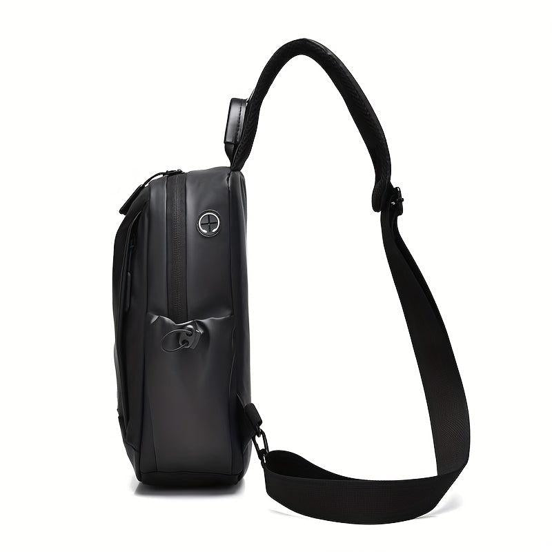Men's Casual Waterproof Crossbody Bag Sports Chest Bag