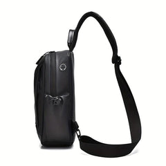Men's Casual Waterproof Crossbody Bag Sports Chest Bag