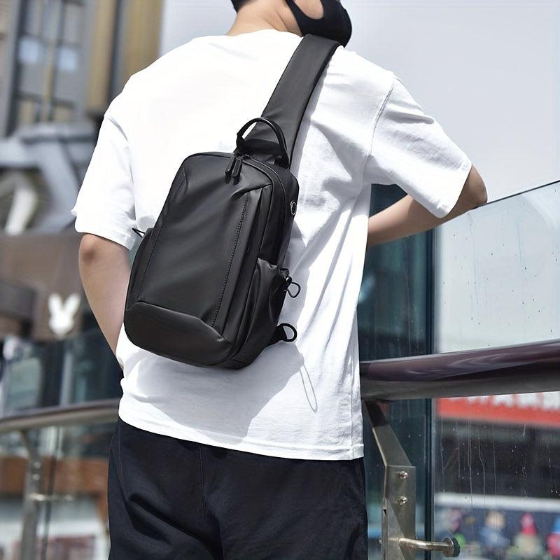 Men's Casual Waterproof Crossbody Bag Sports Chest Bag