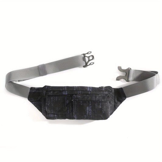 Men's Waterproof Waist Bag Crossbody Bag For Running Phone Holder