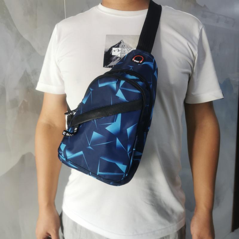 Men's Crossbody Bag Double Layer Shoulder Bag For Outdoor Sports Travel