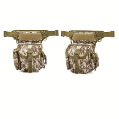 Camouflage Waist Leg Bag Waterproof Outdoor Tactical Leg Bag