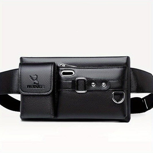 Large Capacity Men's Shoulder Bag Waterproof Business Casual Messenger Bag