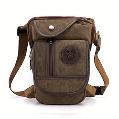 Canvas Drop Leg Bag Men Women Motorcycle Thigh Waist Fanny Pack Tactical