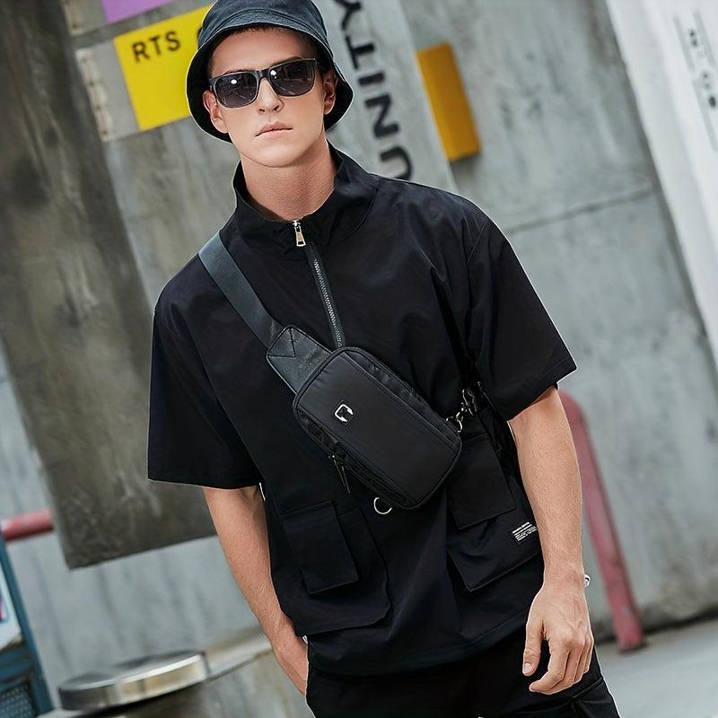 Men's Mini Chest Bag Summer Messenger Bag Casual Crossbody Bag
