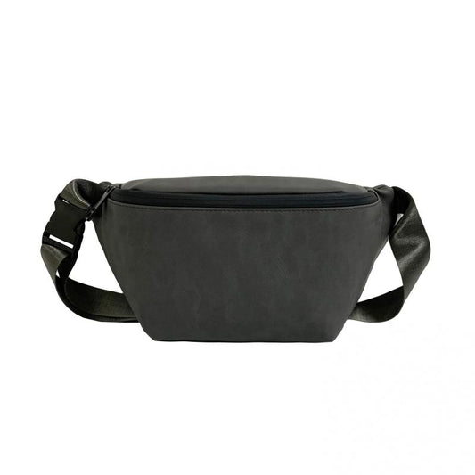 Men's Leather Crossbody Bag Vintage Fanny Pack