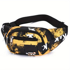 Multifunctional Running Waist Bag Large Capacity Crossbody Chest Bag