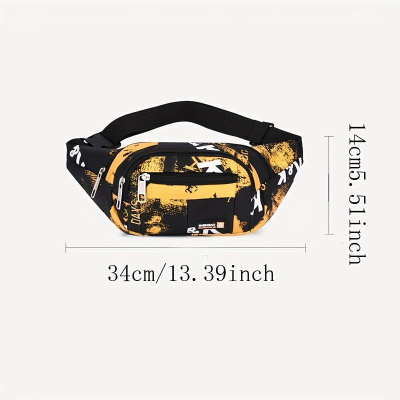 Multifunctional Running Waist Bag Large Capacity Crossbody Chest Bag