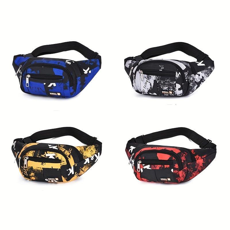 Multifunctional Running Waist Bag Large Capacity Crossbody Chest Bag