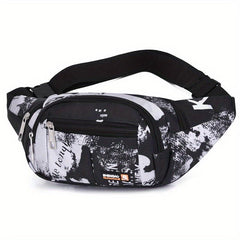 Multifunctional Running Waist Bag Large Capacity Crossbody Chest Bag
