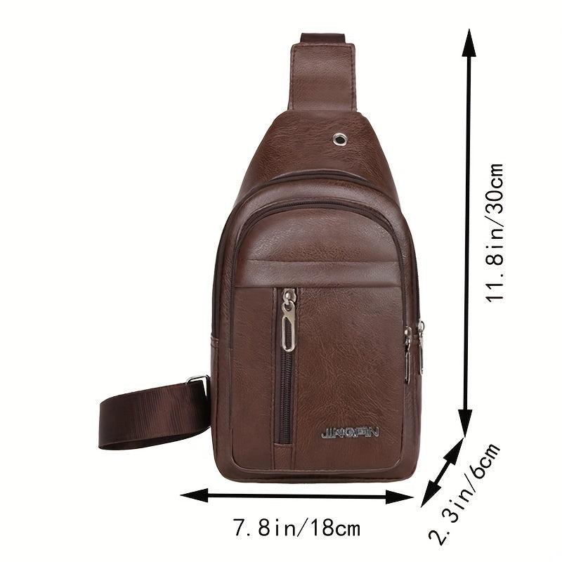 Men's Crossbody Bag Multifunction Shoulder Bag for Outdoor Sports