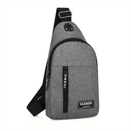 Men's Large Capacity Casual Chest Bag