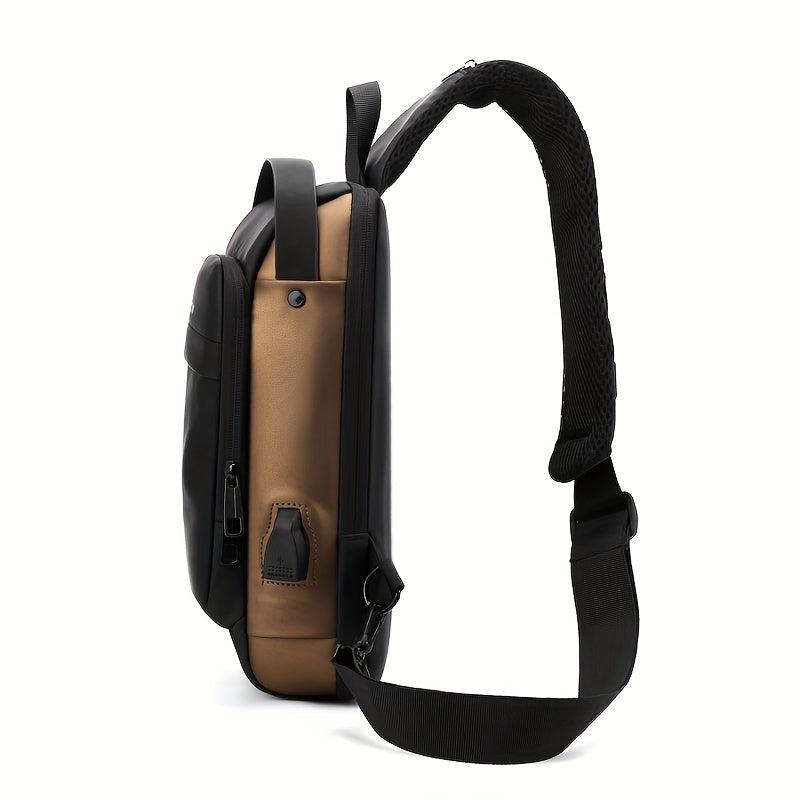 Casual Shoulder Bag Sports Chest Bag With Password Lock