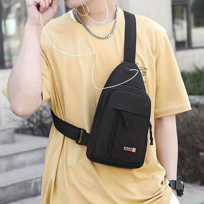 Men's Camo Chest Bag Outdoor Sports Crossbody Bag