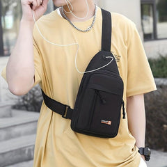 Men's Camo Chest Bag Outdoor Sports Crossbody Bag