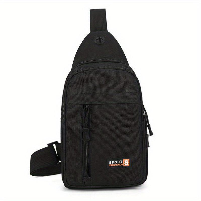 Men's Camo Chest Bag Outdoor Sports Crossbody Bag