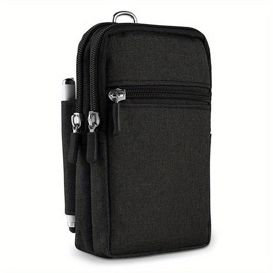 Waist Bag With Pen Holder Belt Clip Bag For Hiking Cycling