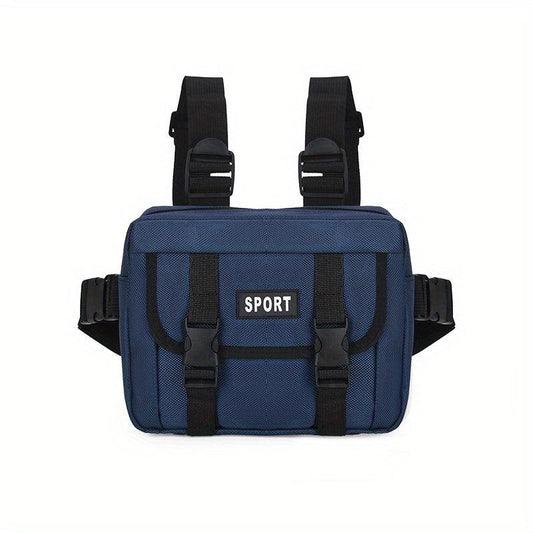 Men's Lightweight Outdoor Chest Bag for Workouts Running Climb
