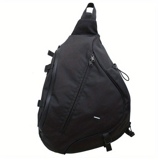 Men's Nylon Crossbody Sports Bag Large Capacity Shoulder Travel Bag