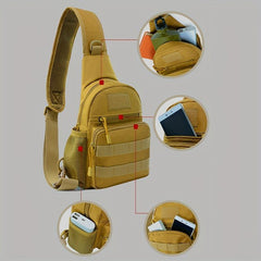 Casual Cycling Crossbody Canvas Shoulder Bag Travel Sports Mountaineering Bag