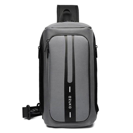 OZUKO Men's Anti-theft Messenger Bag Waterproof Chest Bag
