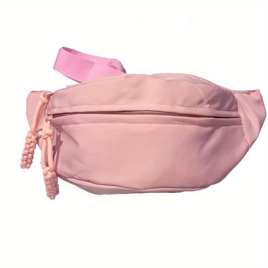Sporty Crossbody Bag Chest Bag Zipper Casual Shoulder Purse