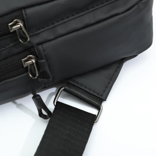 Men's Crossbody Bag Multifunctional Shoulder Bag With Earphone Hole