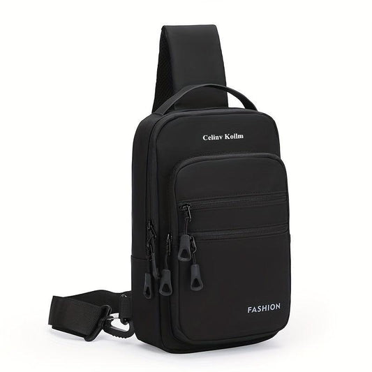 Men's Casual Satchel Bag with USB Charging Port