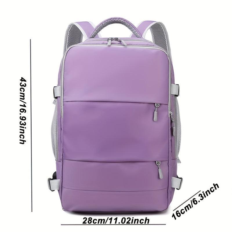 Functional Travel Backpack Lightweight Laptop School Bag Large Capacity