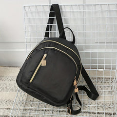 Solid Nylon Backpack Lightweight Waterproof Travel Bag